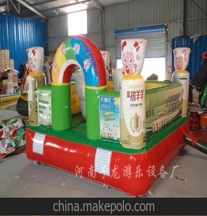 气模玩具厂生产企业广告城堡 充气蹦床儿童充气乐园